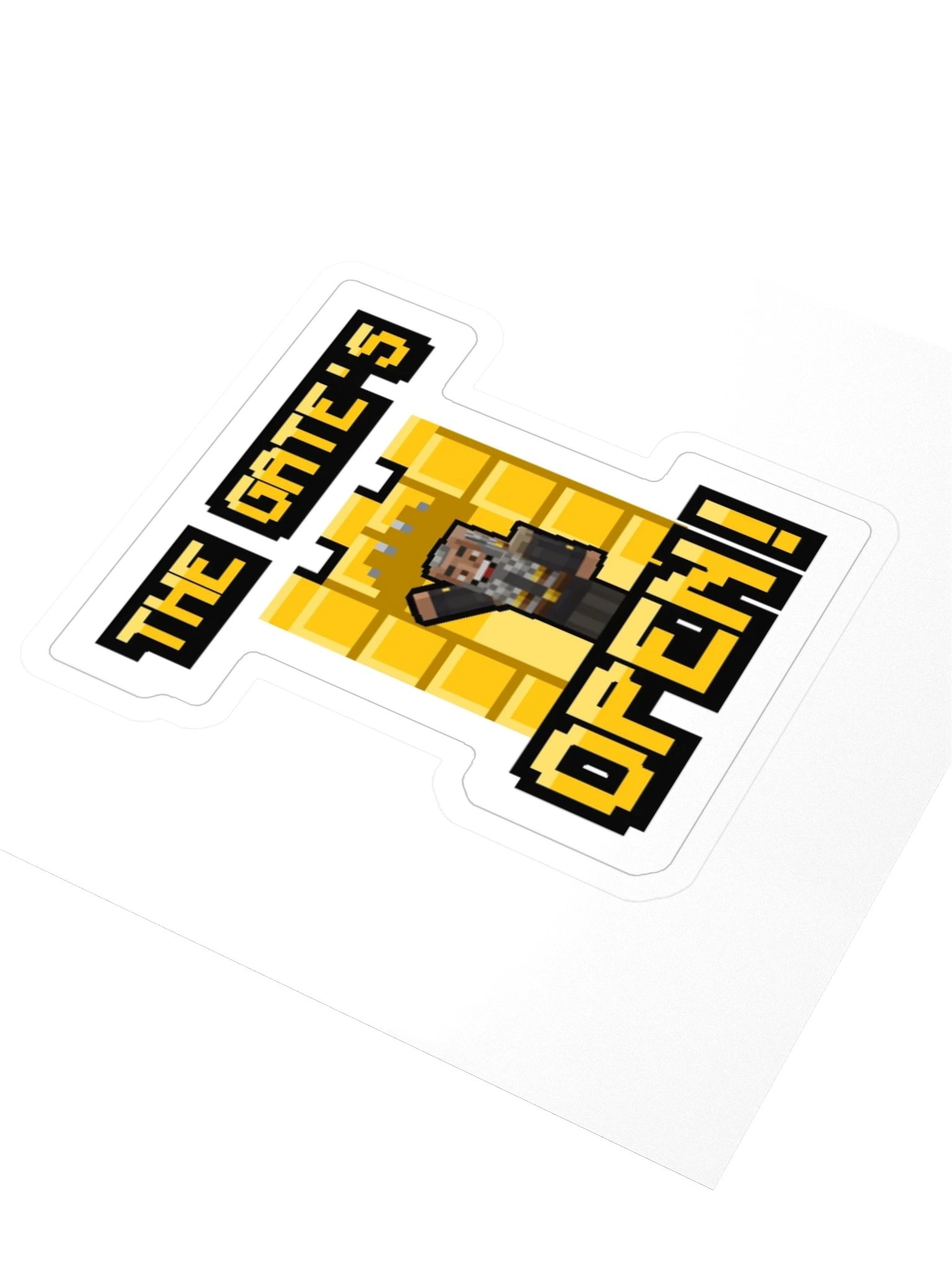 JayzMCWorld Gates Open Kiss Cut Sticker product image (3)