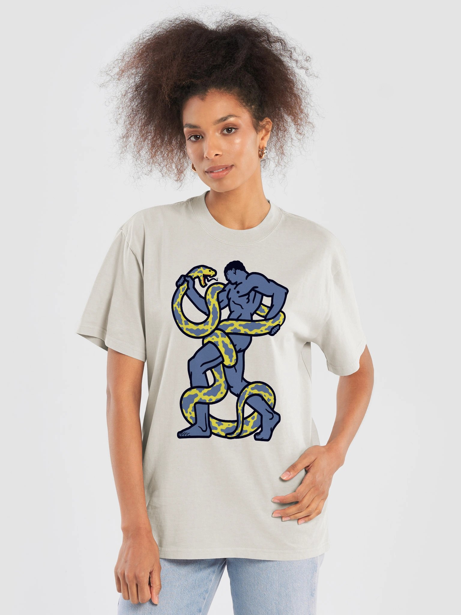 Color Logo Oversized Faded Tee product image (5)