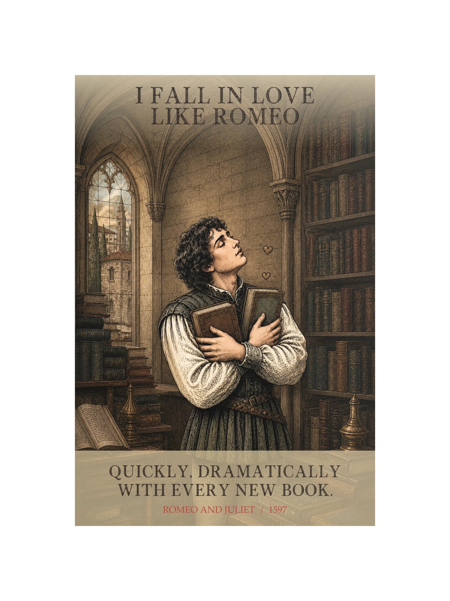 Love Every Book -- Romeo and Juliet Art Print product image (12)
