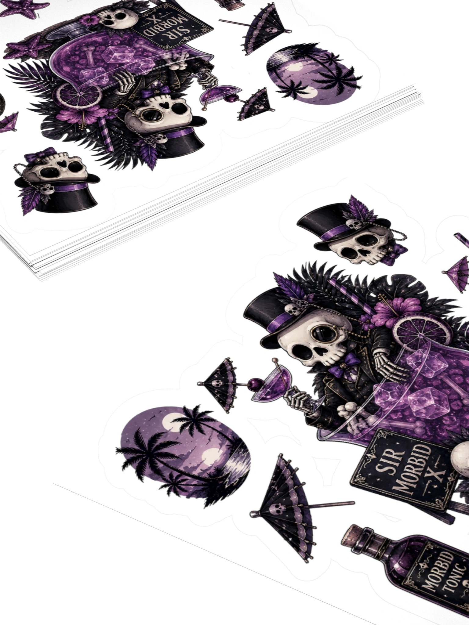 ''Dark Drinks'' Kiss Cut Stickers product image (4)