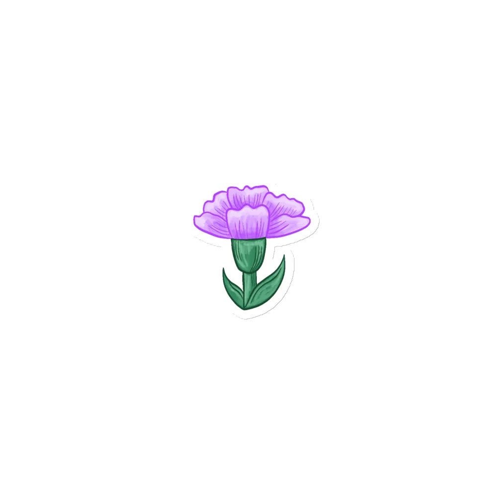 Carnation Die Cut Magnet product image (1)