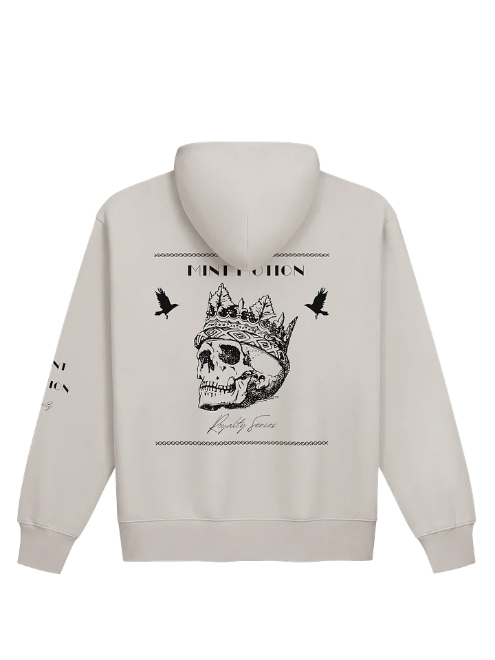 Royalty Series Black Print Comfort Zip Hoodie product image (2)