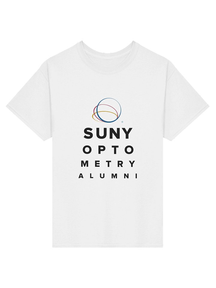 SUNY Optometry - Alumni Snellen Chart T-Shirt product image (1)