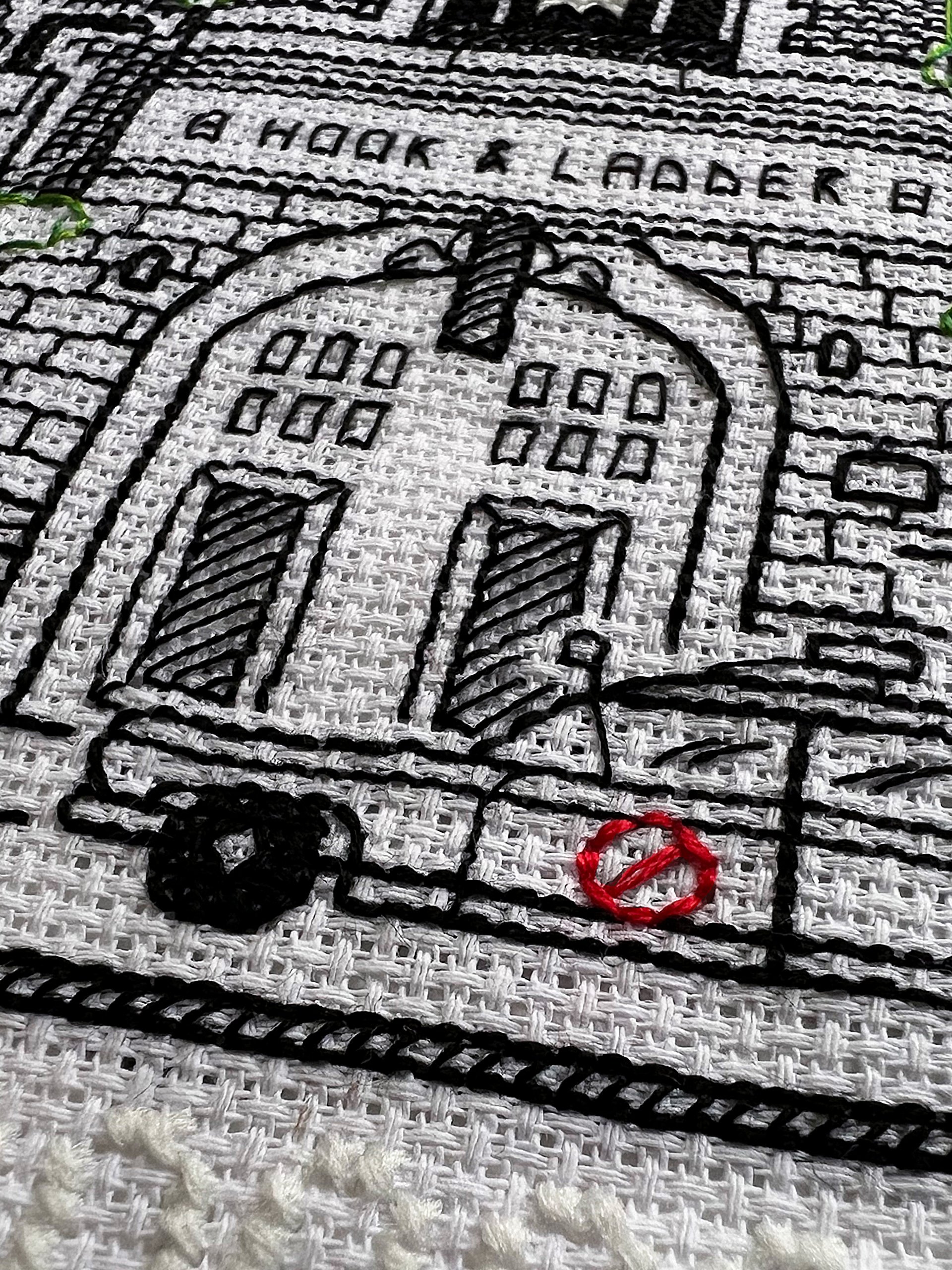 Phantom Fighters • Blackwork Cross Stitch Pattern • PDF Digital Download product image (7)