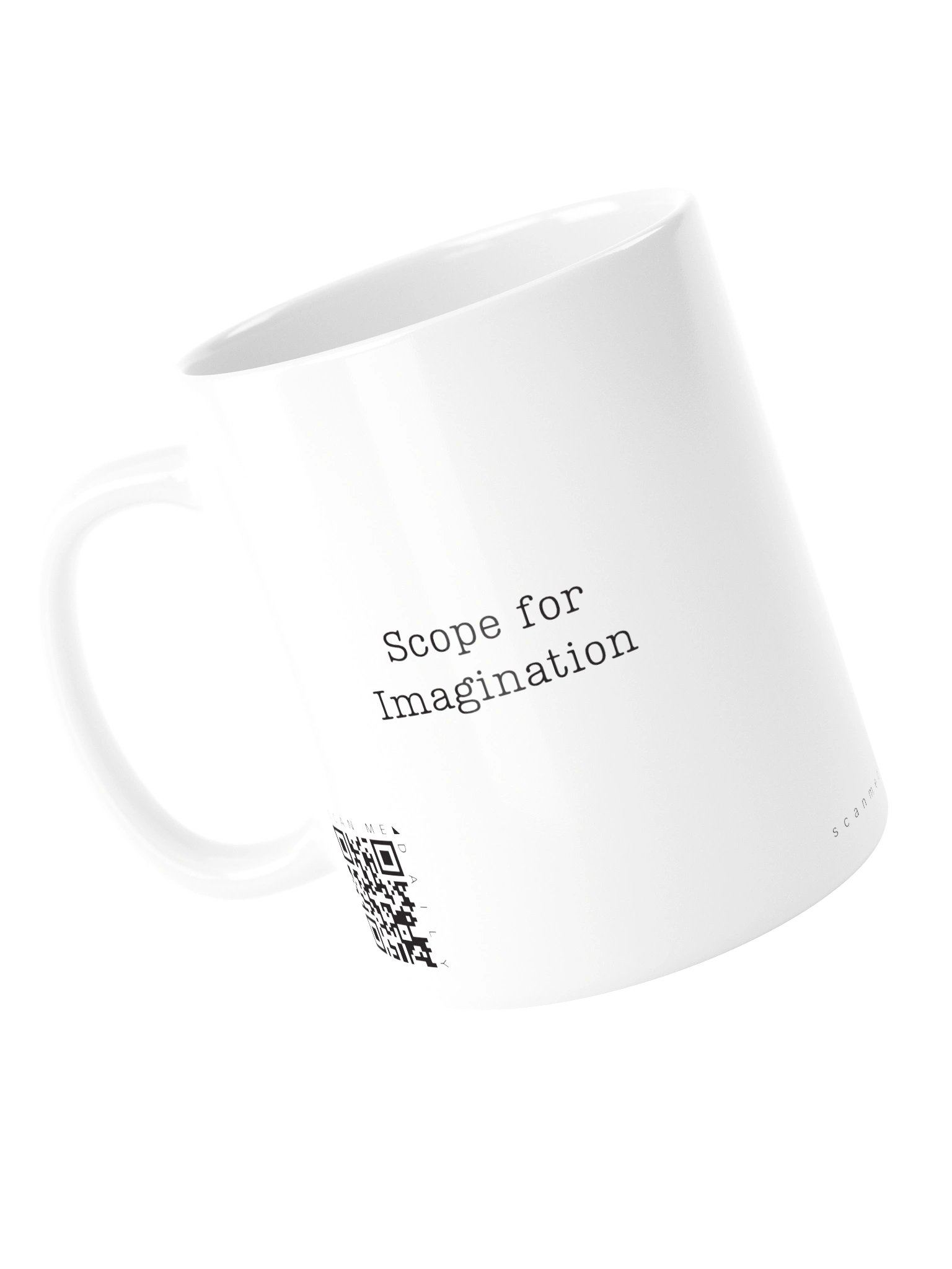 <i>Scope for Imagination</i> • QR Mug<br /> With 160 Daily Quotes<br /> <small>Quotes from beloved novel<br />Anne of Green Gables (1908)</small> product image (6)