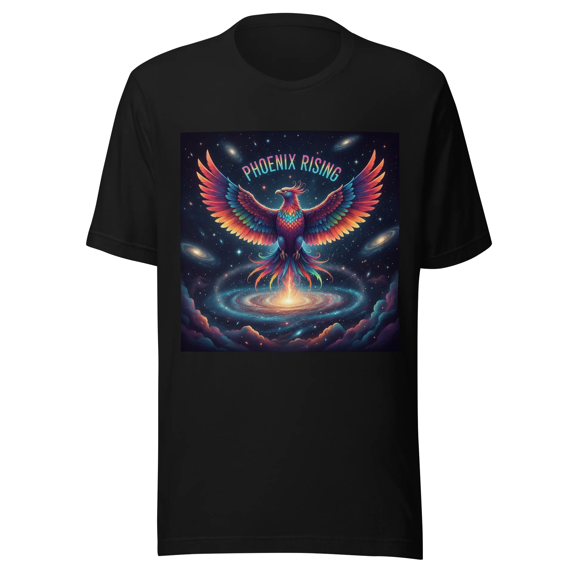 Cosmic Phoenix Rising T-Shirt product image (1)