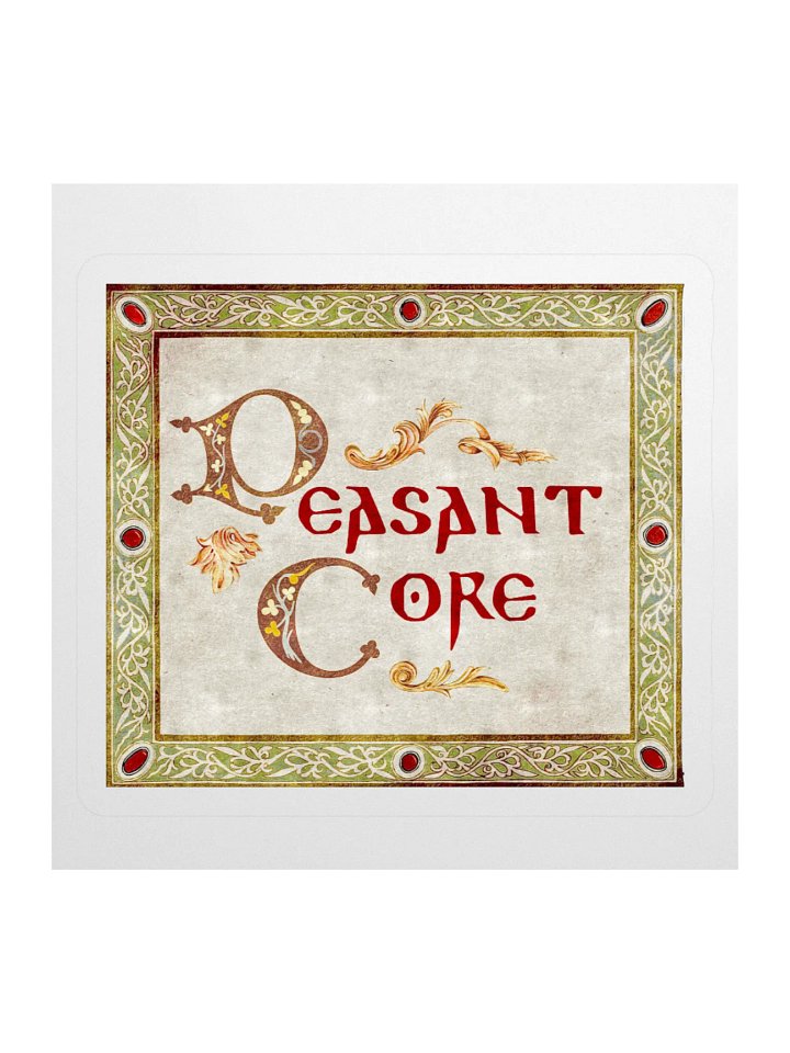 Peasant Core Sticker product image (1)