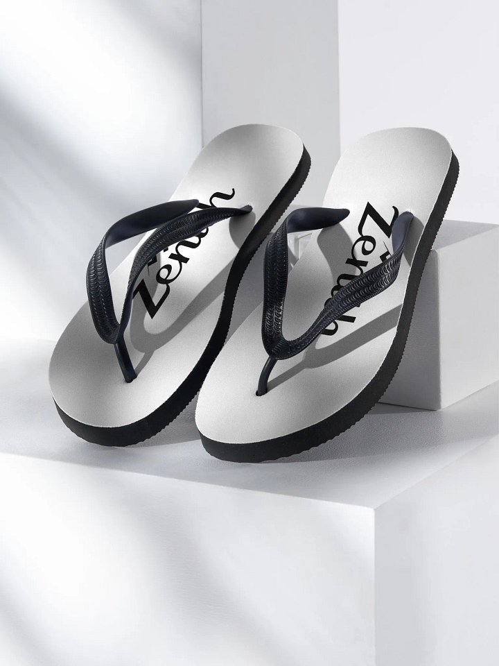 Zenith Unisex Flip Flops with Exclusive Logo Design product image (1)