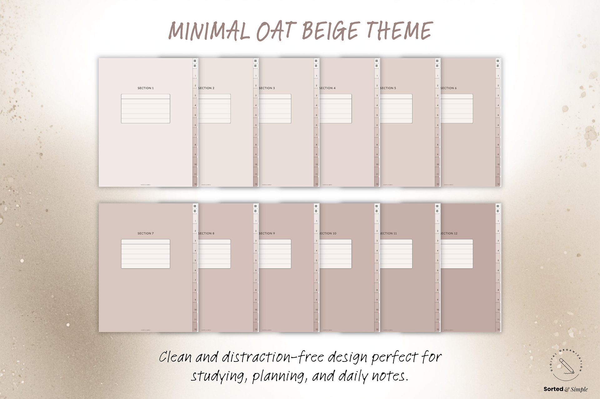 Smart Digital Notebook - Oat Beige product image (9)