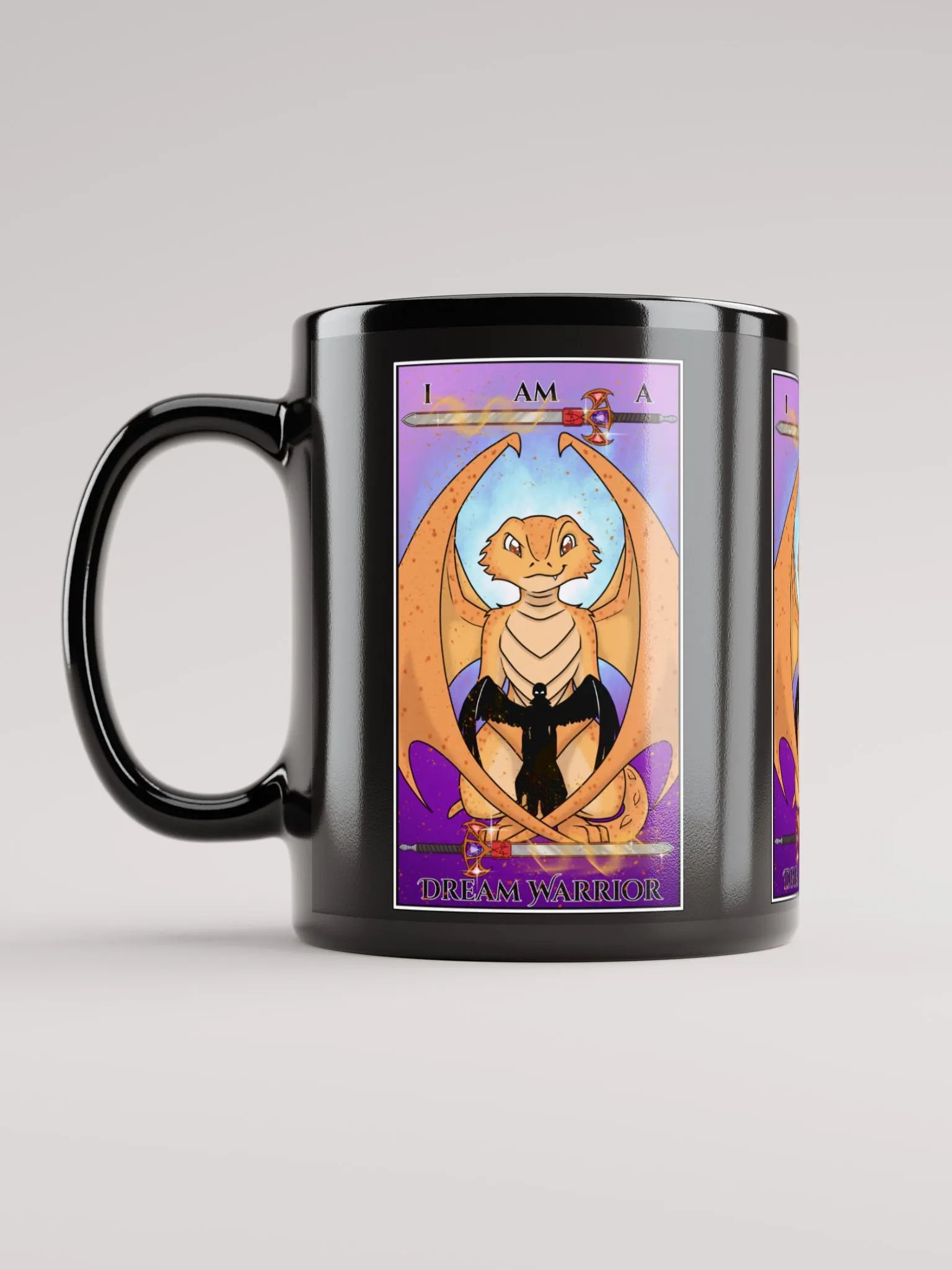 Day of the Dragon "Strength" Tarot Card 11oz/15oz Mug product image (6)