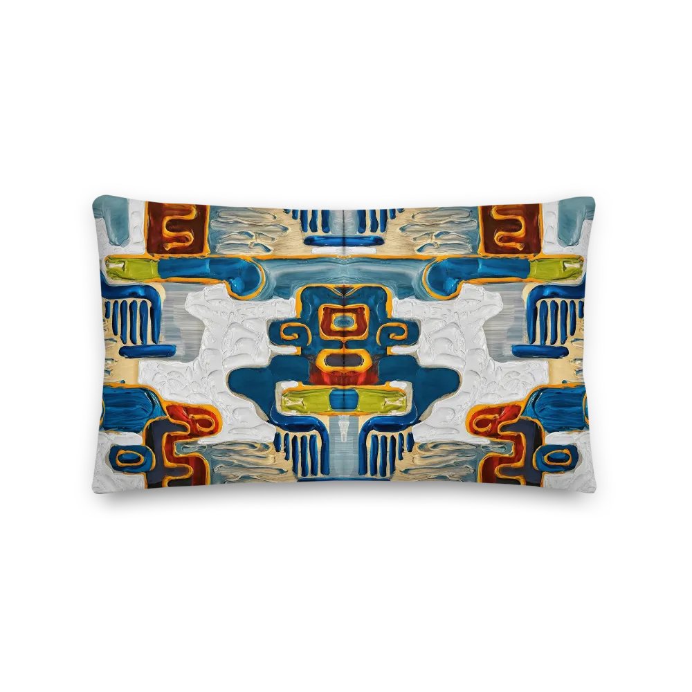 Combing the Clouds Abstract Painted Premium Accent Pillow product image (2)