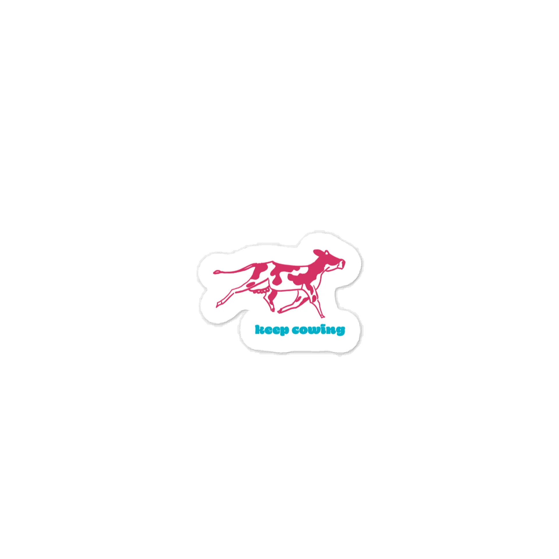 Keep Cowing - Vinyl Sticker product image (1)