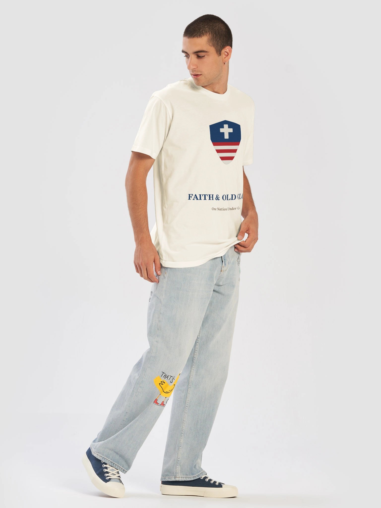 Faith & Old Glory Crest Tee product image (5)