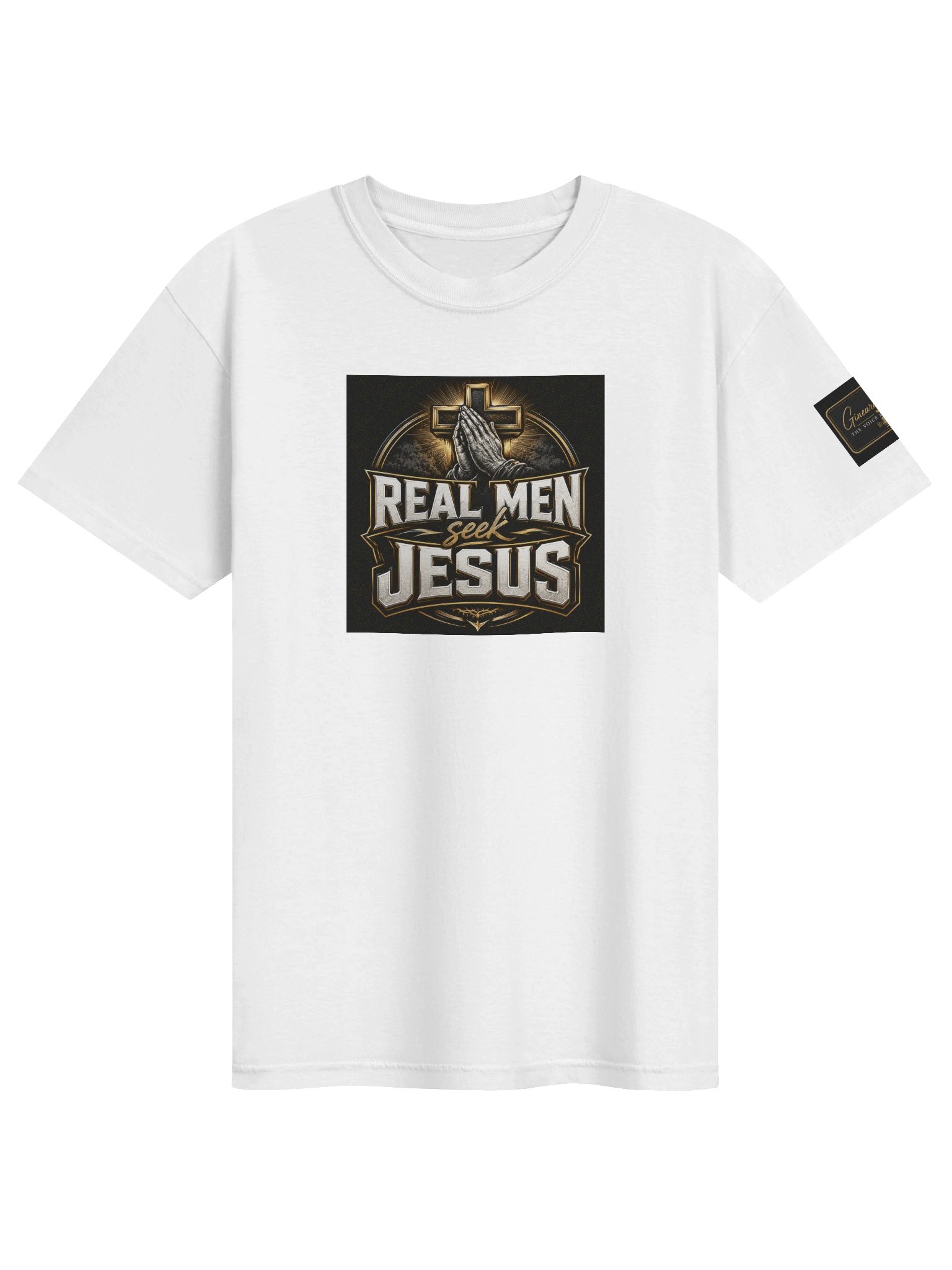 Real Men Tee-White product image (1)