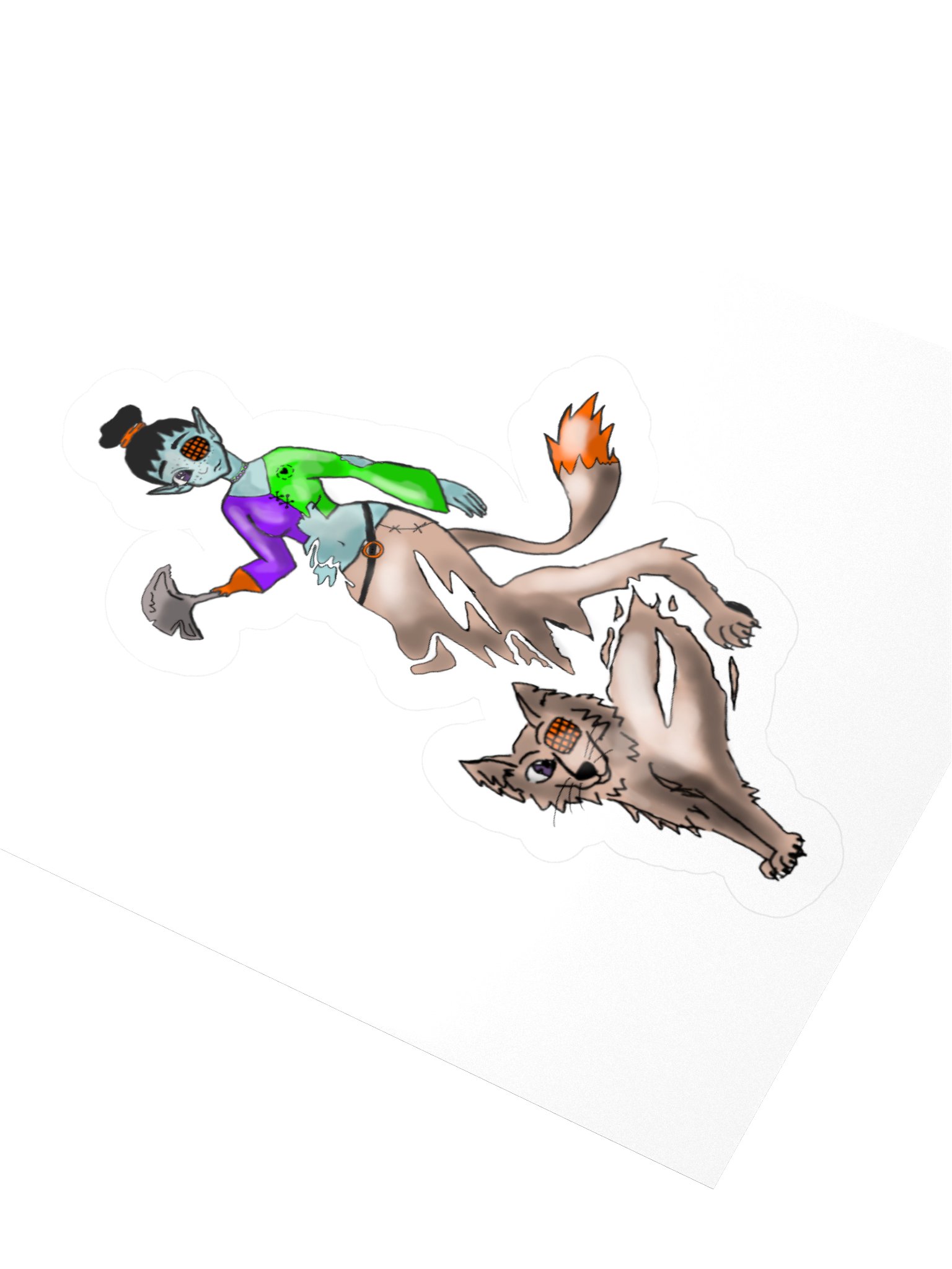 Tara Foxtail Sticker product image (9)