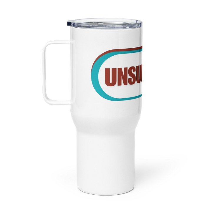 Unsubscribe | Travel Mug with a Handle by Allcolor product image (1)