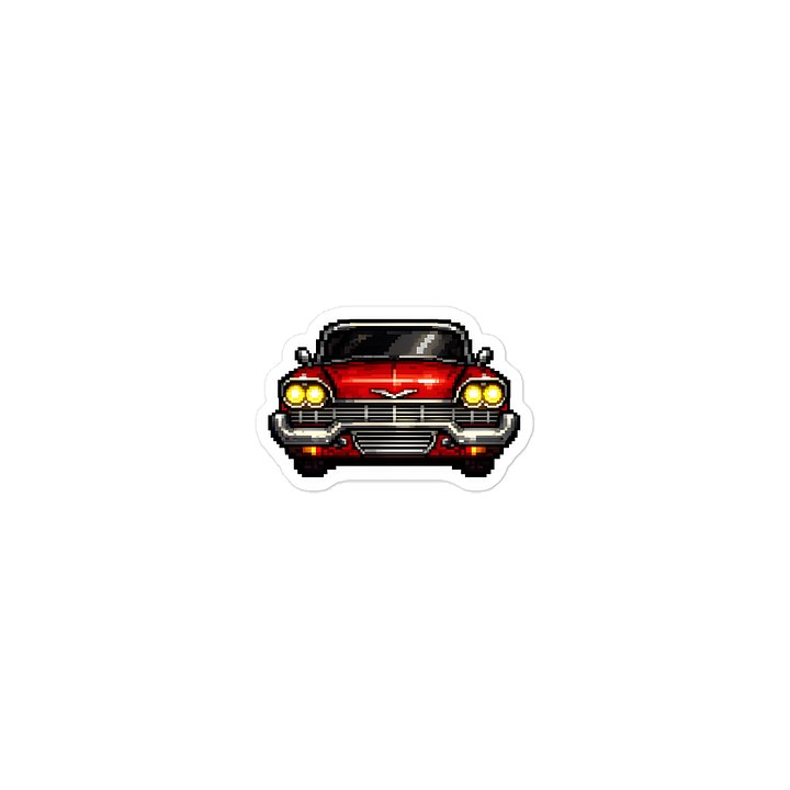 Christine Retro Pixel Art Laptop Sticker product image (2)