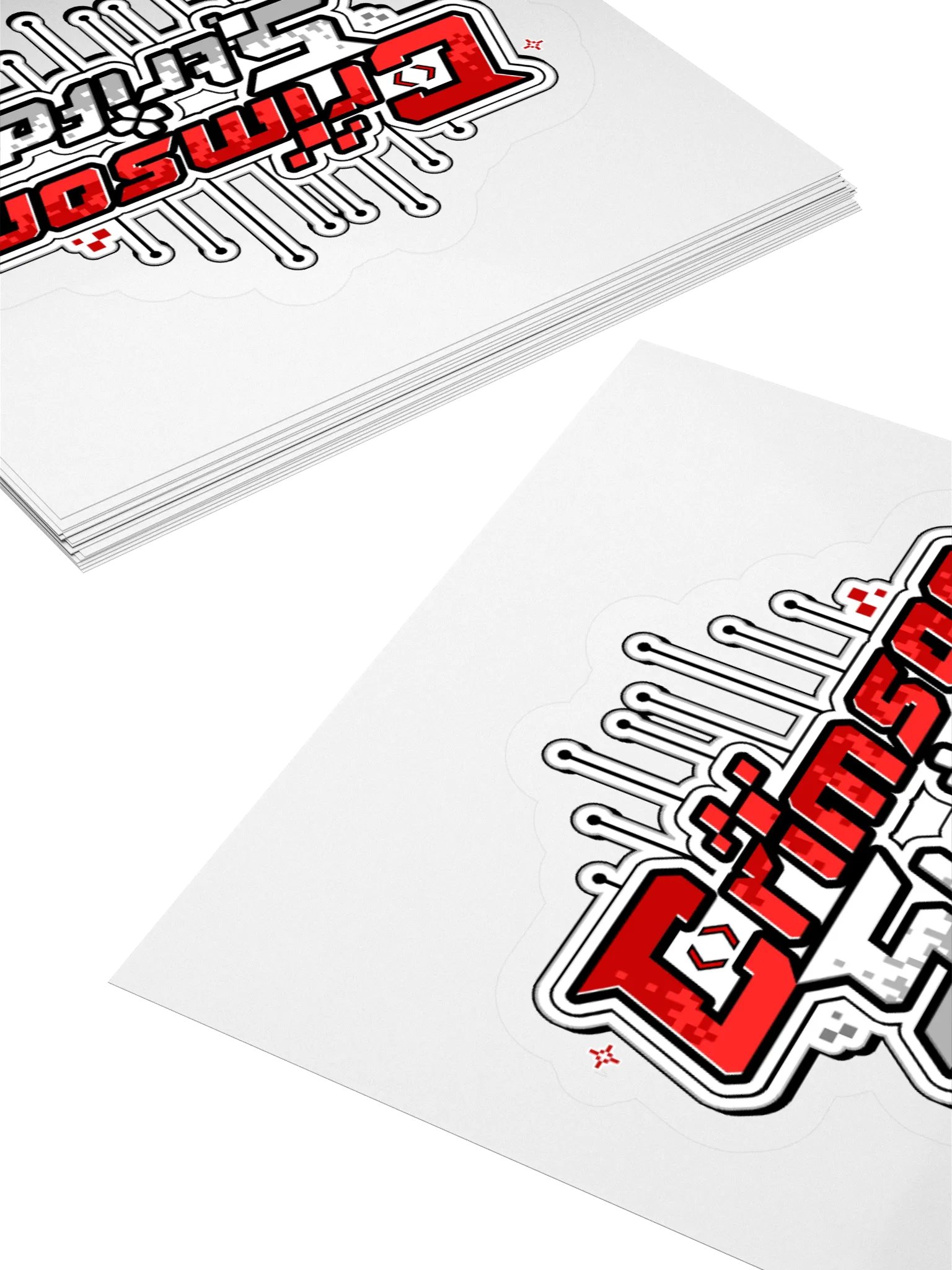 CrimsonStrife Square Logo Kiss Cut Stickers product image (12)