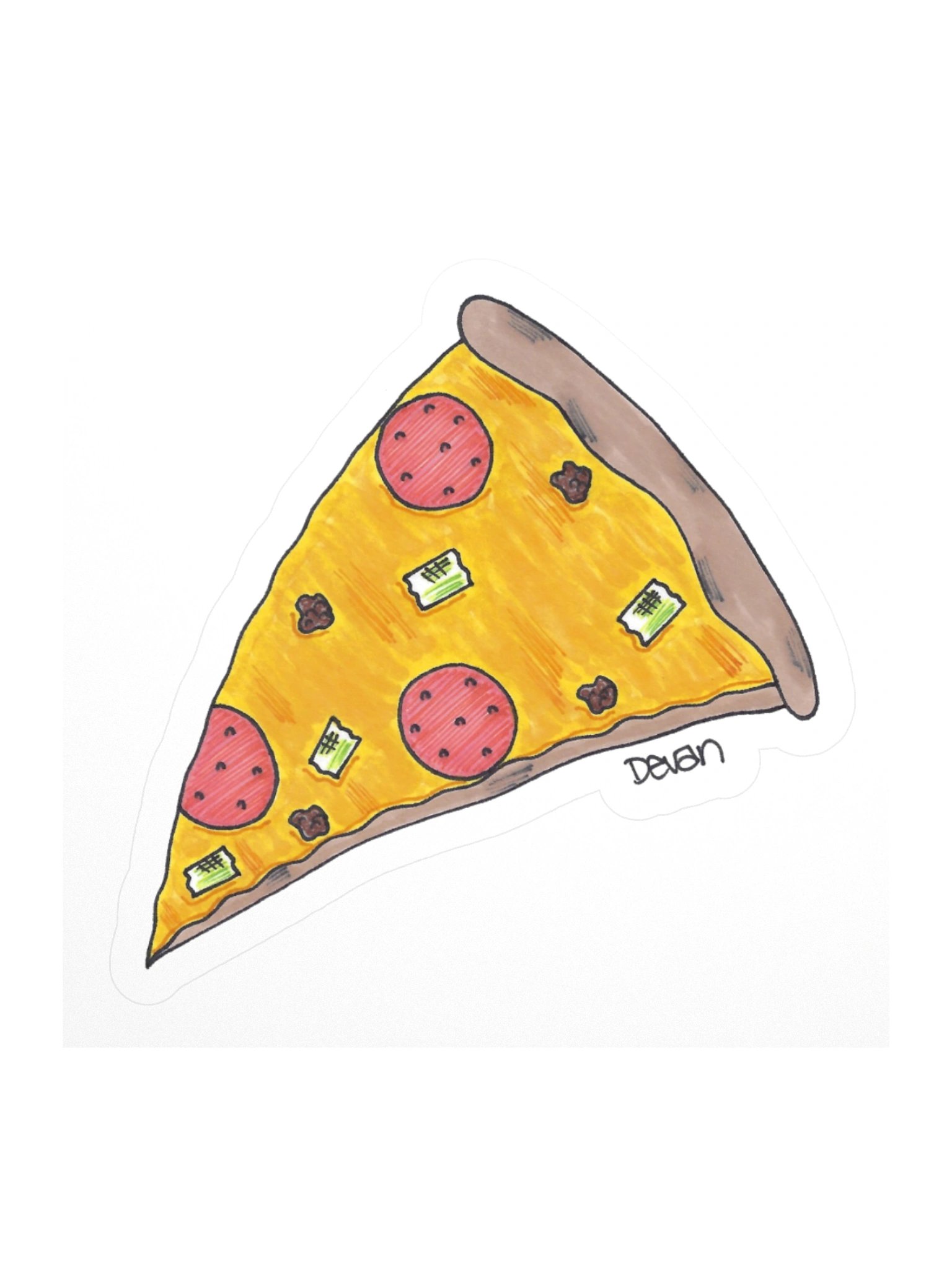 Supreme Pizza Sticker product image (1)