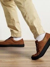 LM Origin™ Claymore Brown Sneakers | Unisex Canvas Shoes product image (4)