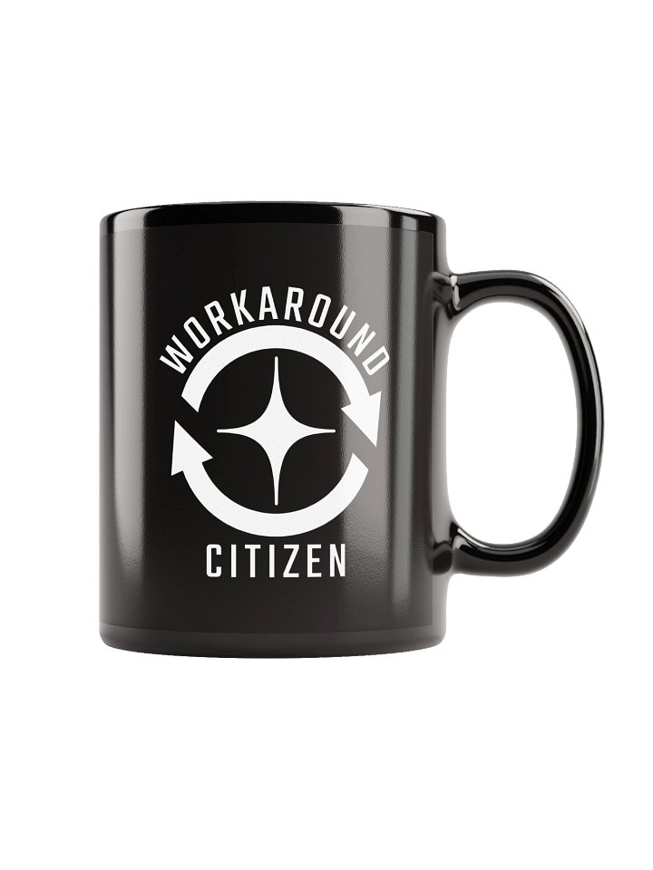 Workaround Citizen Black Glossy Coffee Mug product image (1)