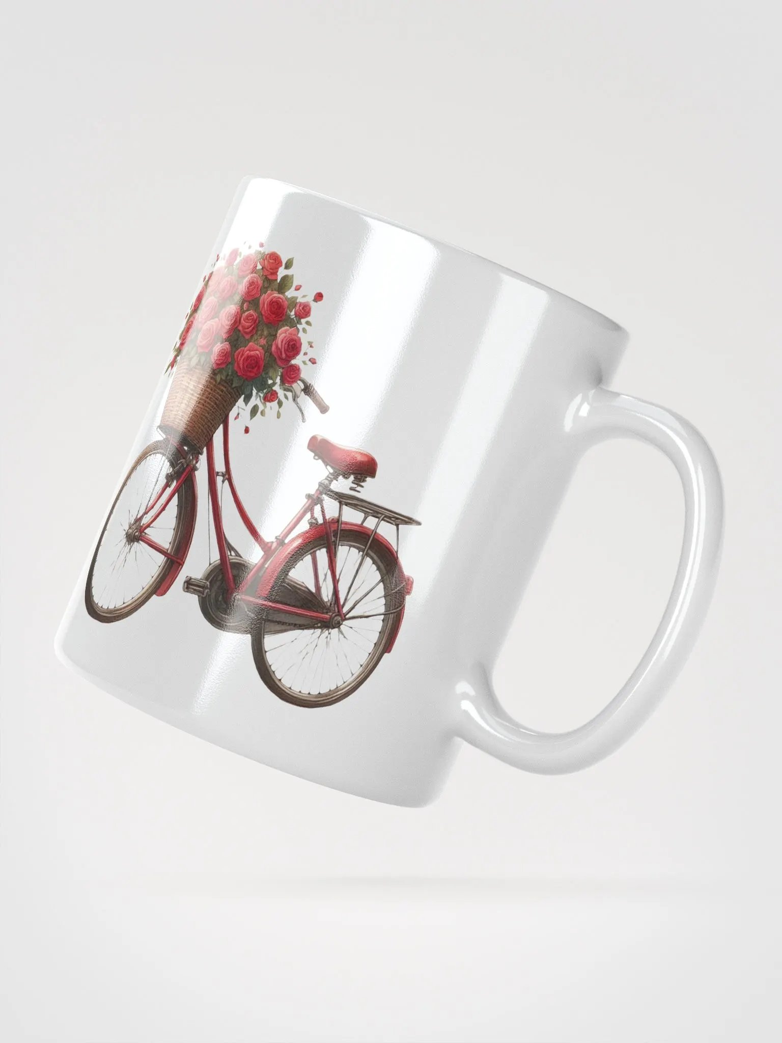 Red Bicycle Valentine Mug product image (3)