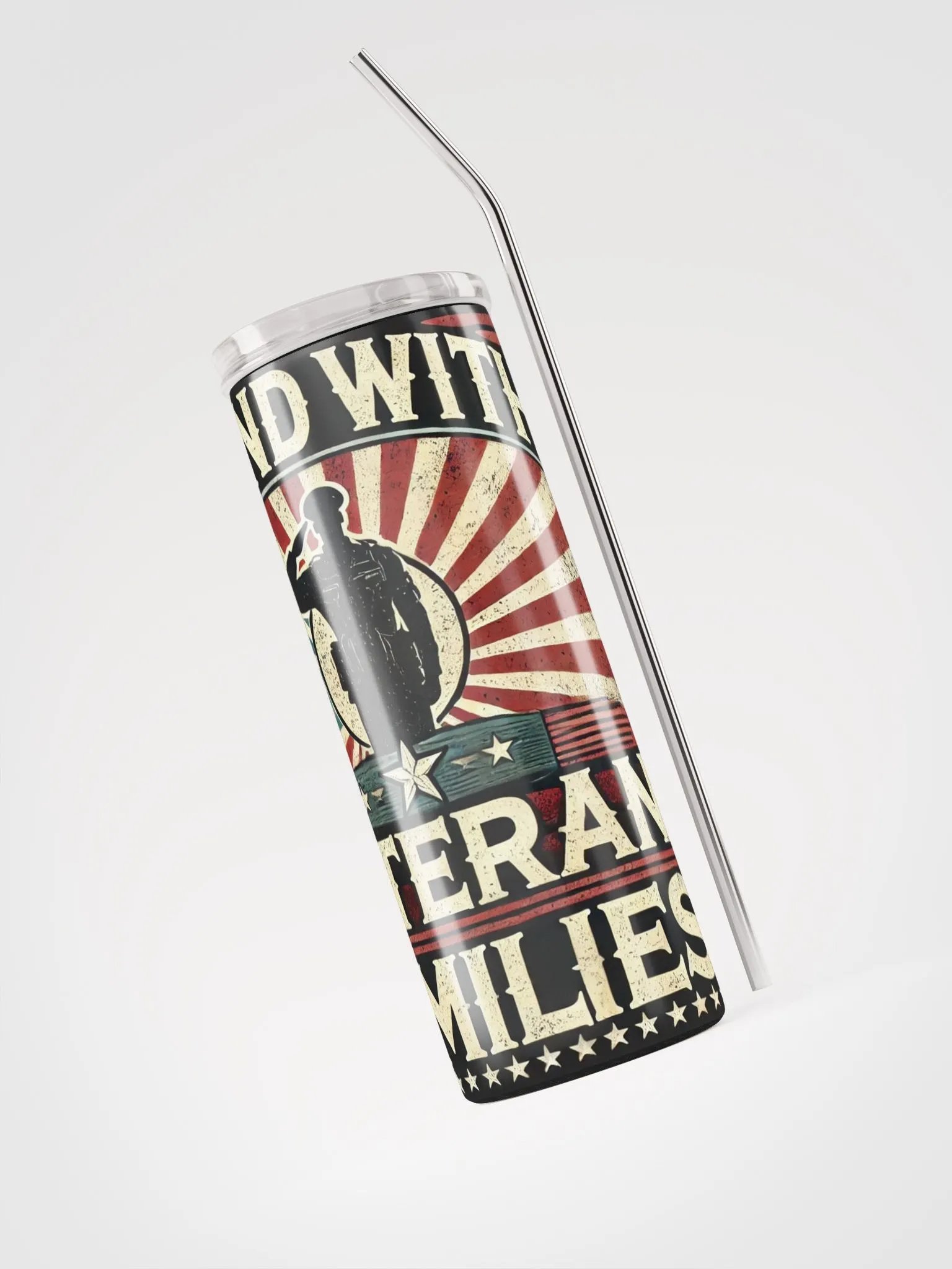 Patriotic Salute Stainless Steel Tumbler product image (3)