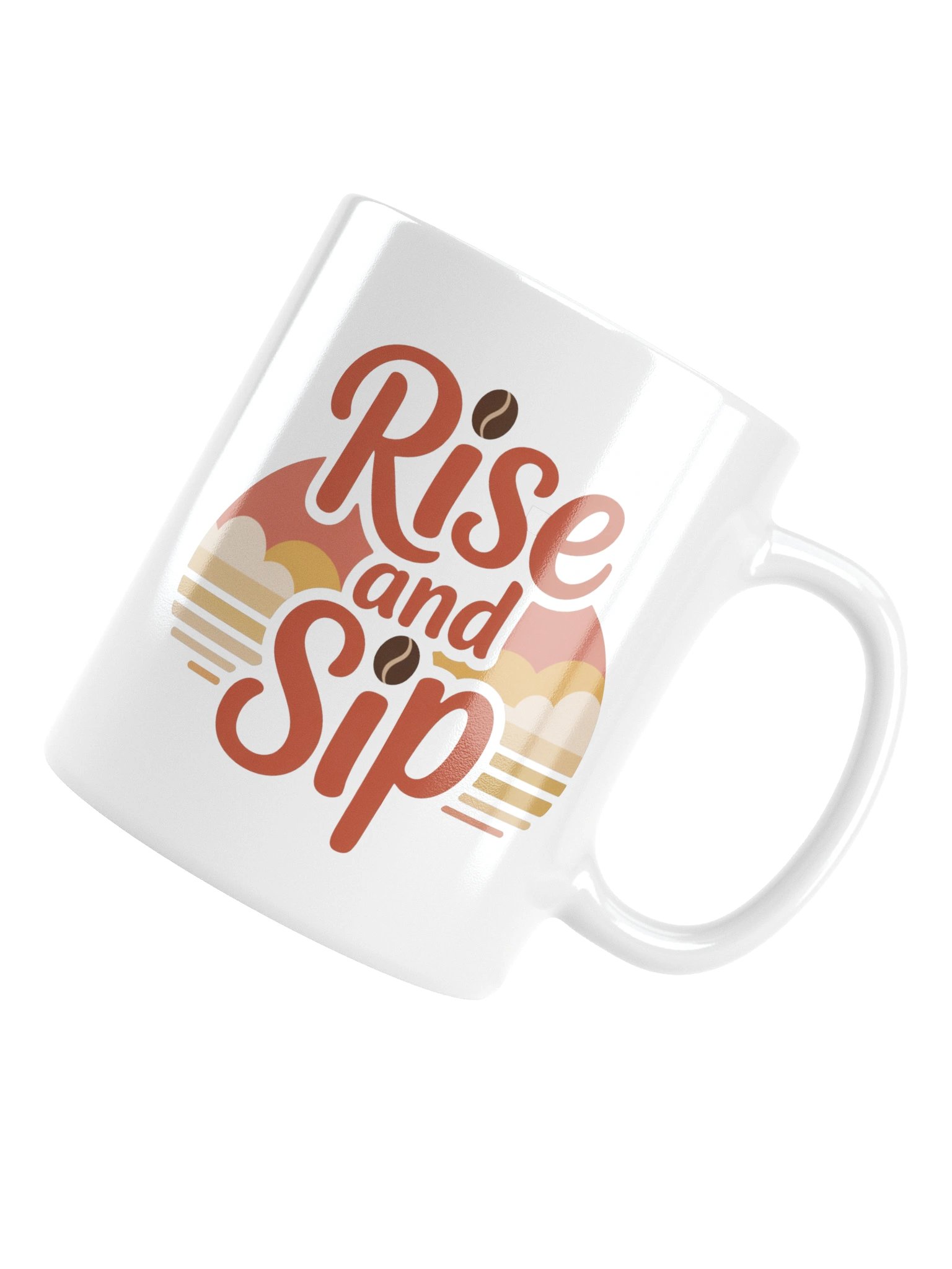 Rise and Sip Morning Coffee Mug – Uplifting Design for Coffee Lovers product image (16)