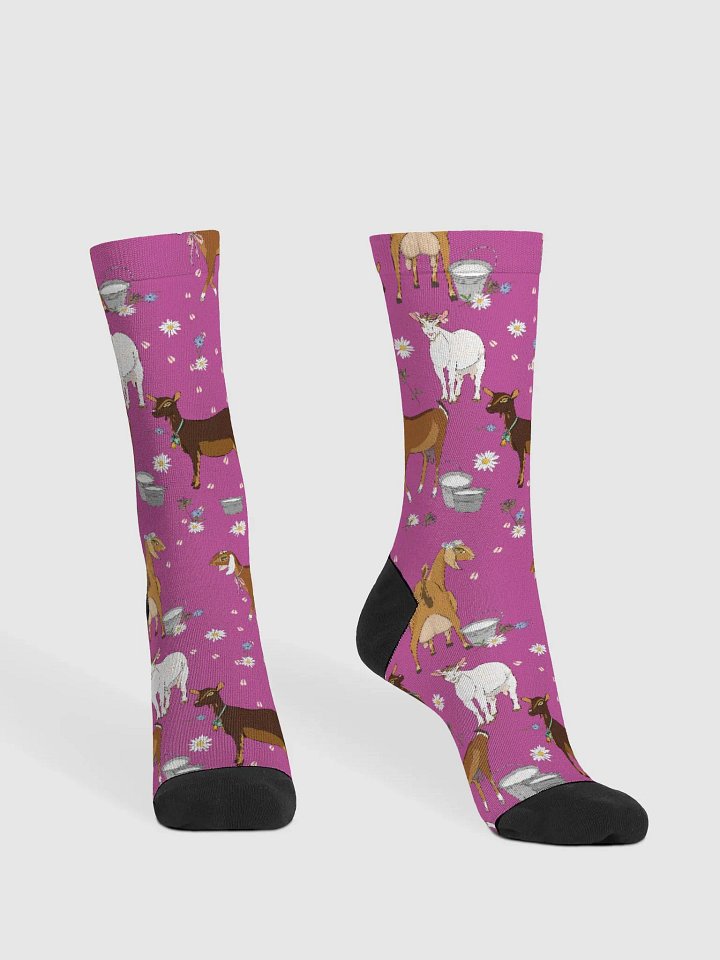Cute Dairy Goat Socks product image (1)
