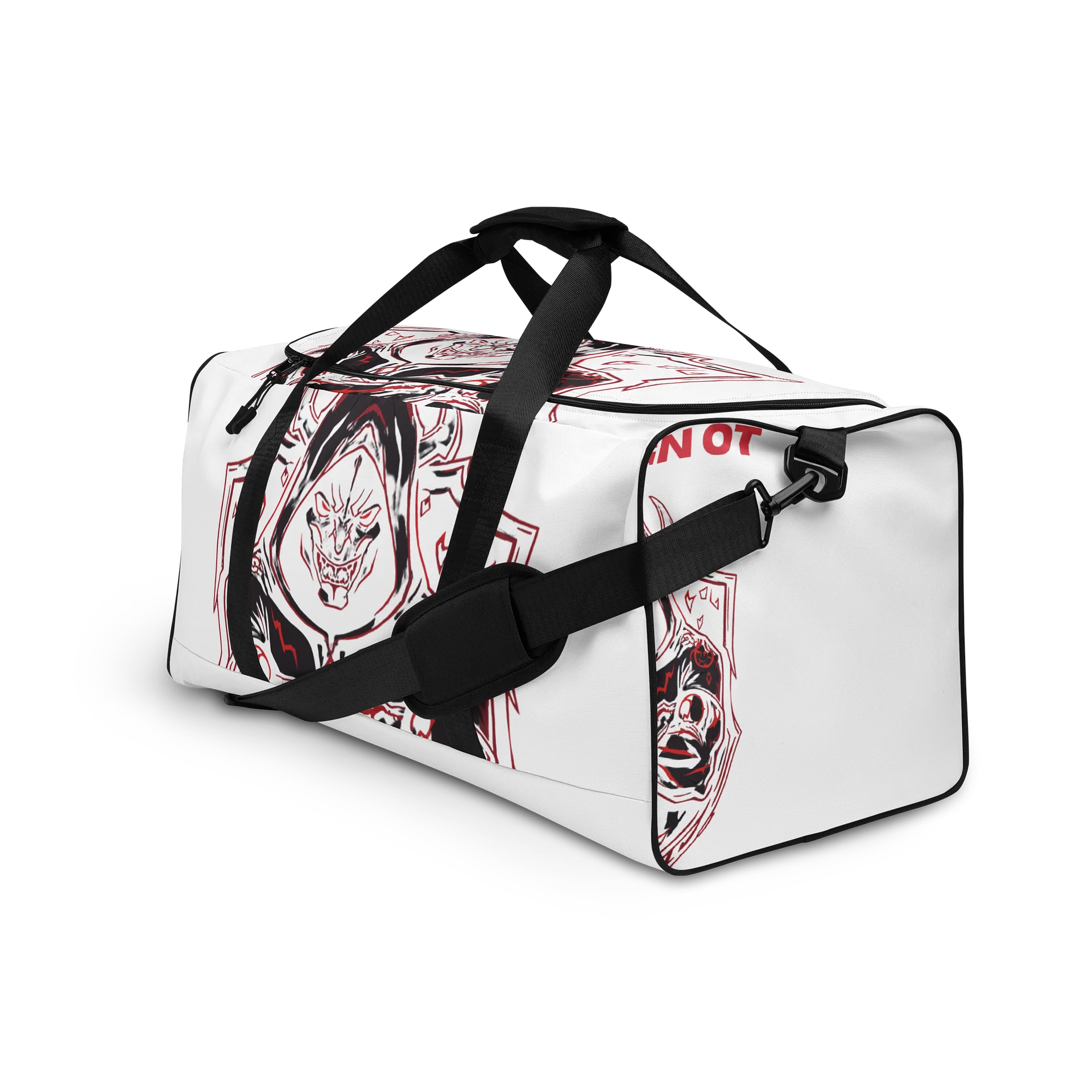 Dreadshield Duffle: Horned Hooded Creature Print product image (3)