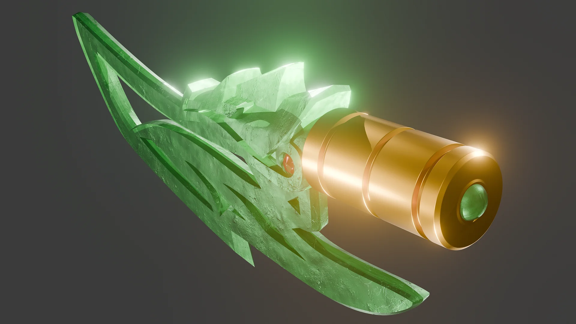 Ninjago Jade Blade - 3D printable model files product image (6)