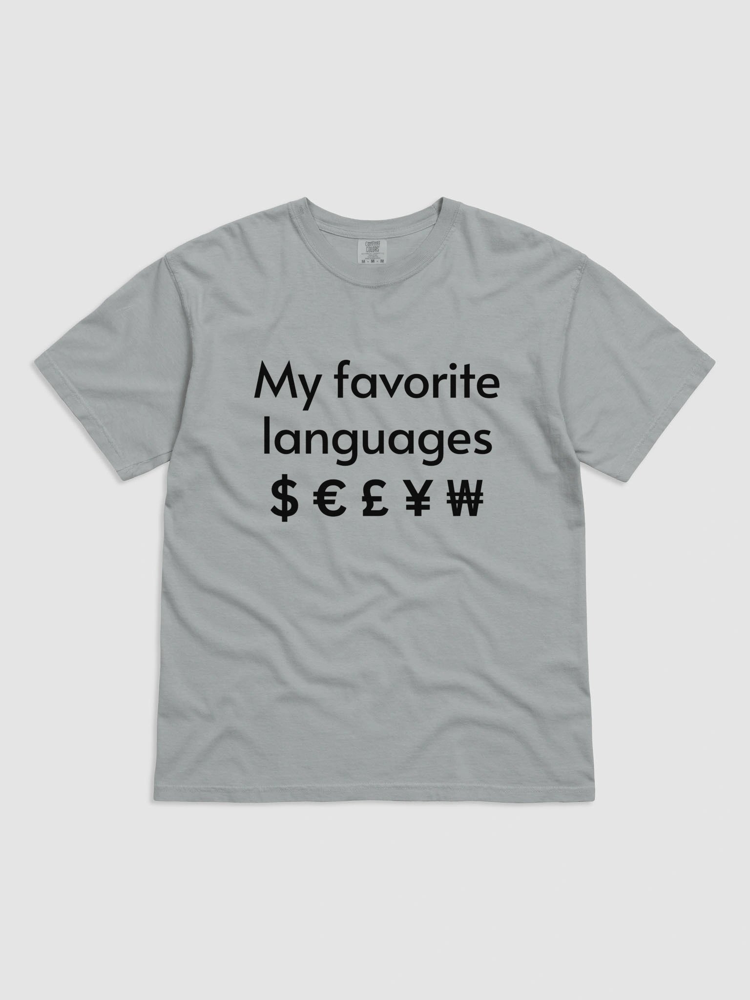 My Favorite Languages T-shirt product image (2)