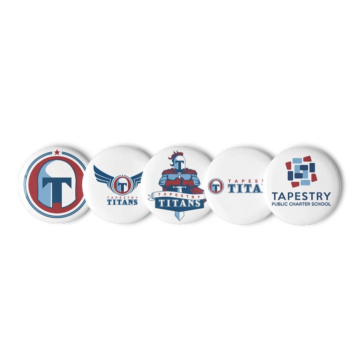Tapestry Titans 2.25 in Button Set product image (1)