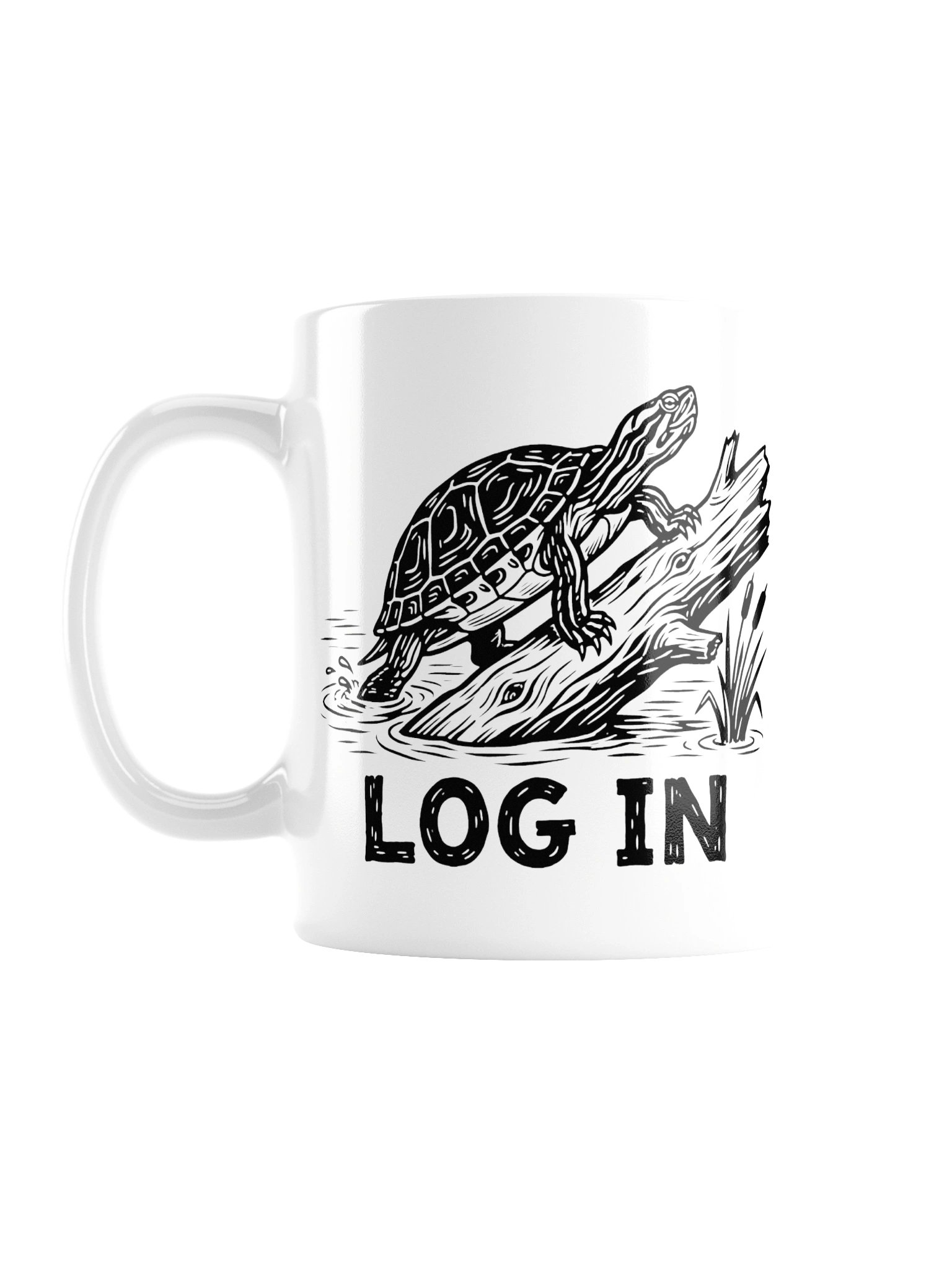 Log In, Log Out Turtle Mug product image (2)