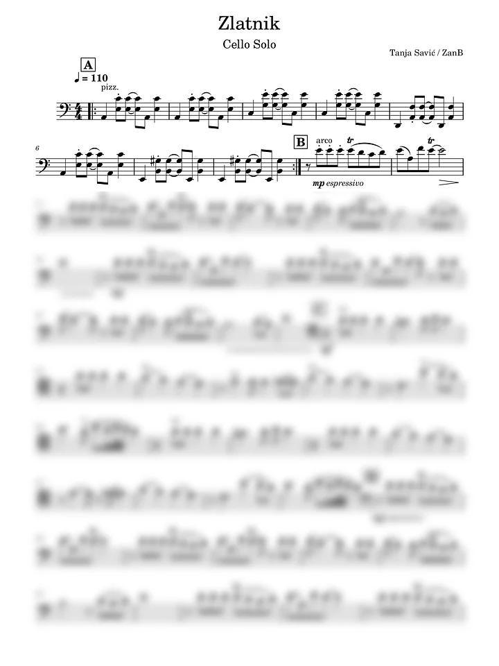 Tanja Savić - Zlatnik (Cello Solo) product image (1)