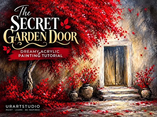 The Secret Garden Door 🌹✨ Dreamy Acrylic Painting Tutorial #AcrylicPainting #GardenArt

🎨 Brushes: 

Step into a quiet, myste...