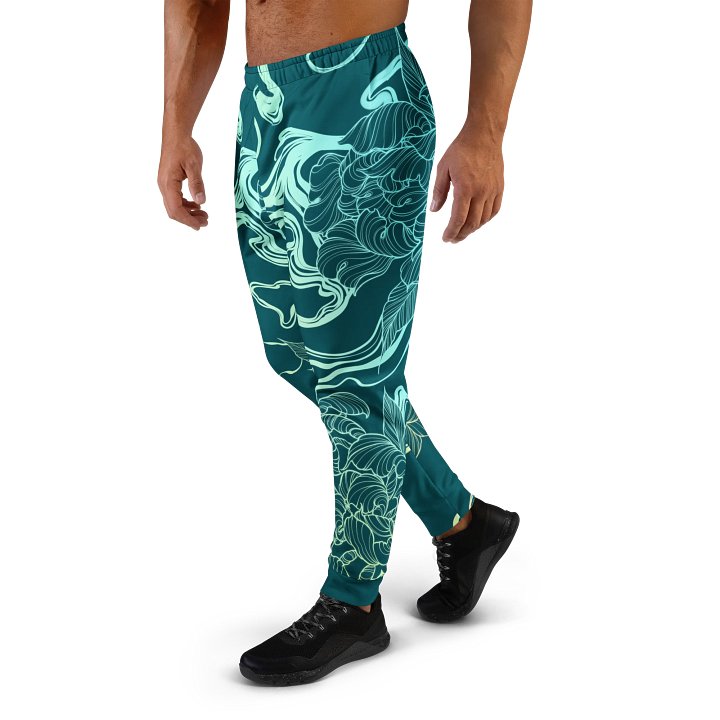 Ink floral Men's Joggers product image (1)
