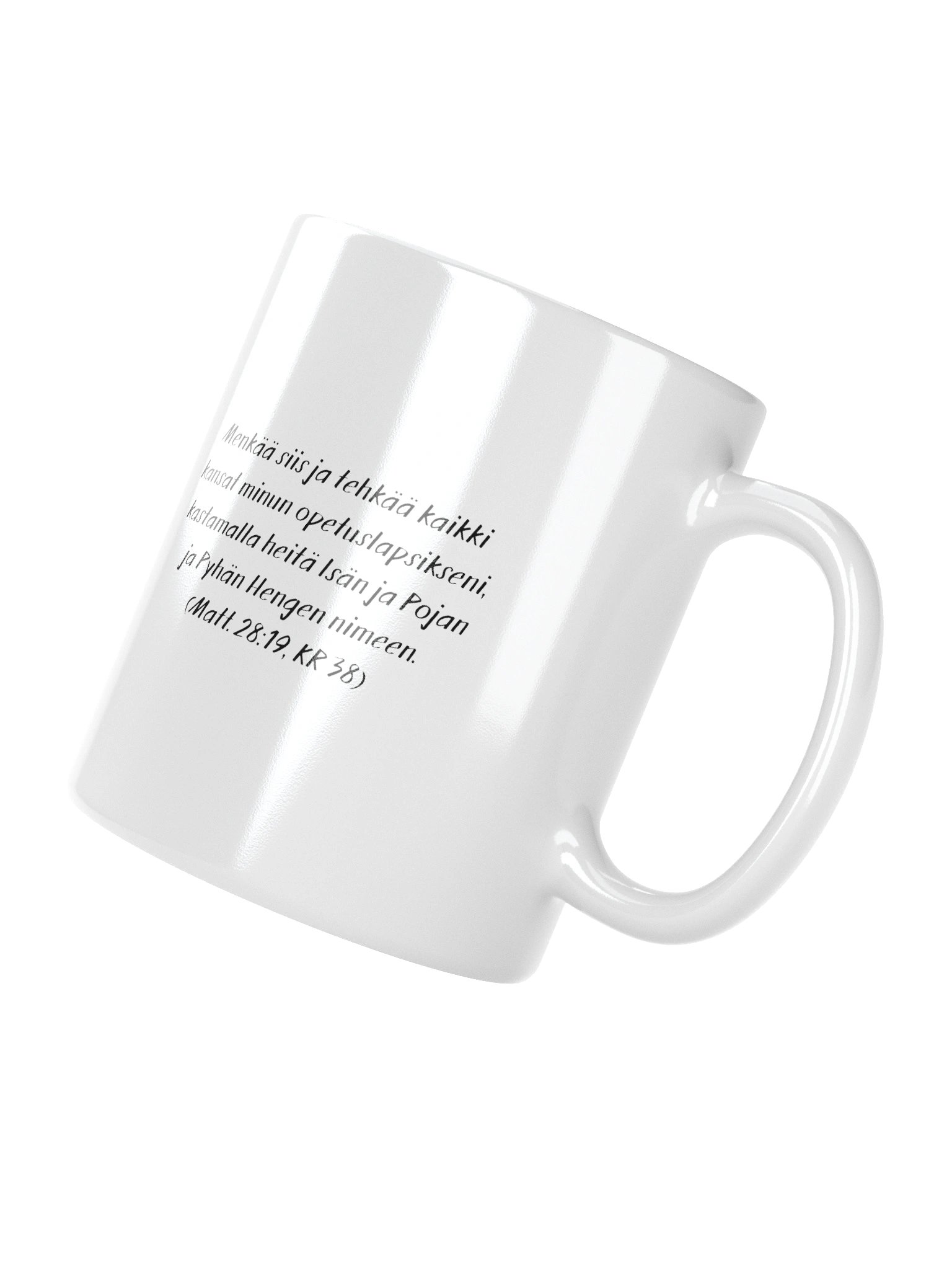 Usko Shopin valkoinen muki Matt. 28:19 product image (4)