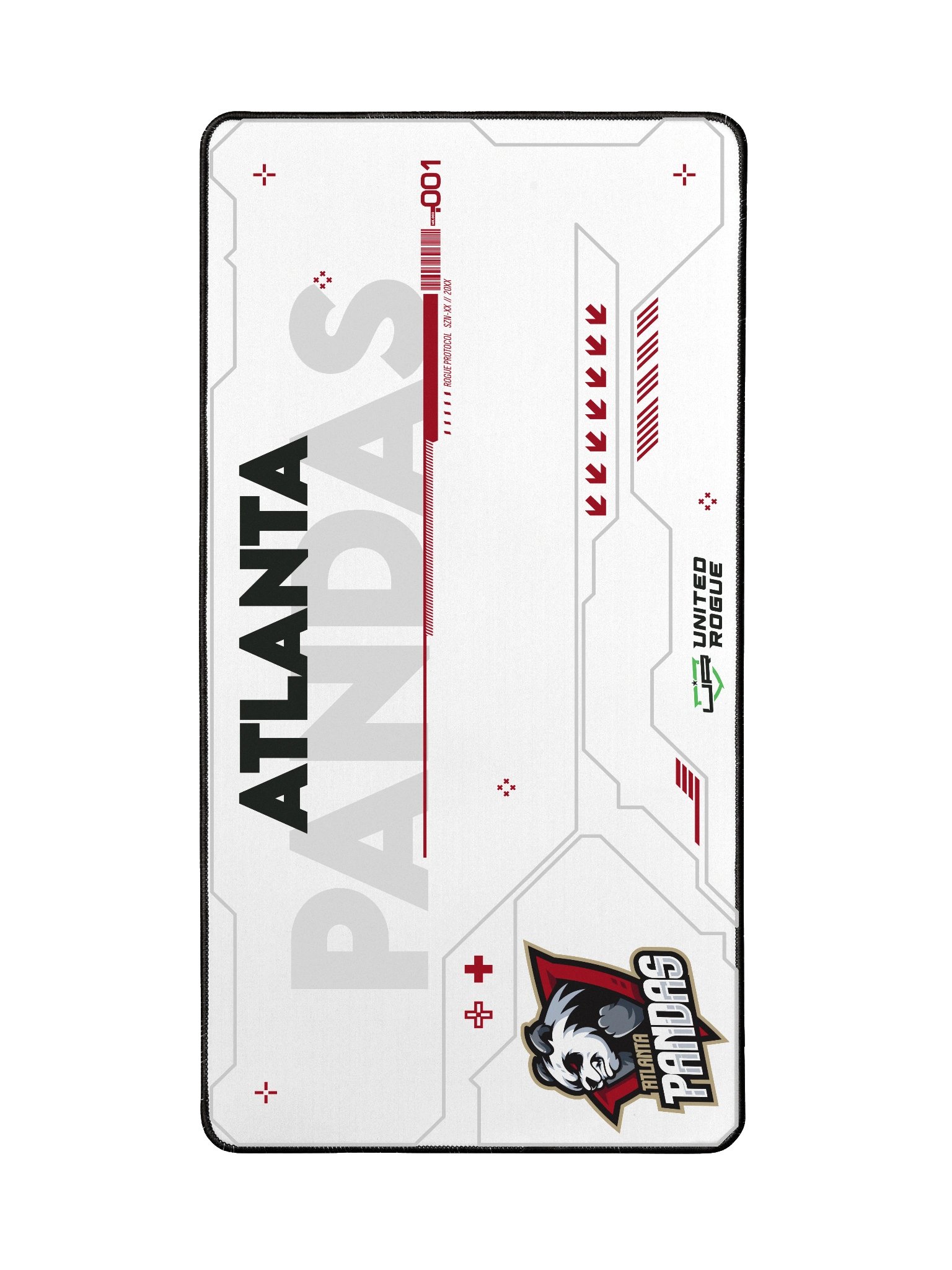 Atlanta Pandas White Desk Mat product image (2)