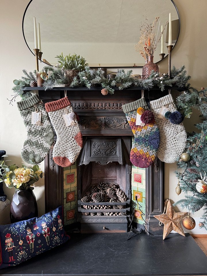 Granny Stitch Crochet Stocking Pattern product image (1)