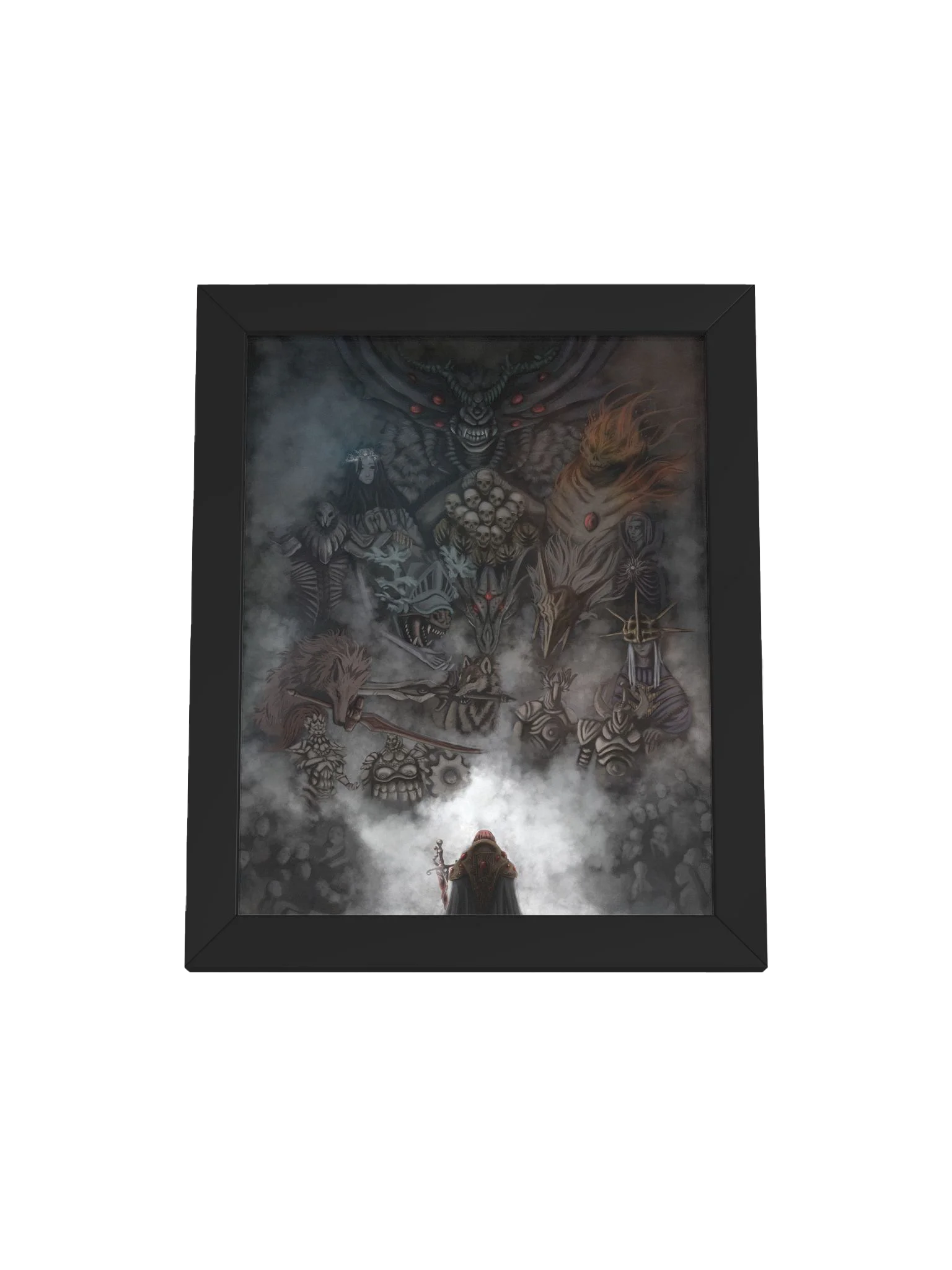 'Fog Wall' Framed Print product image (1)