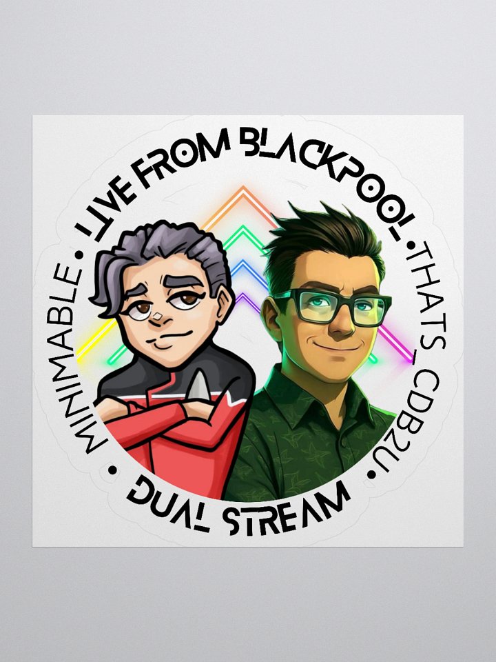 Minimable x That’s_CDB2U Blackpool Duel Stream Sticker product image (1)