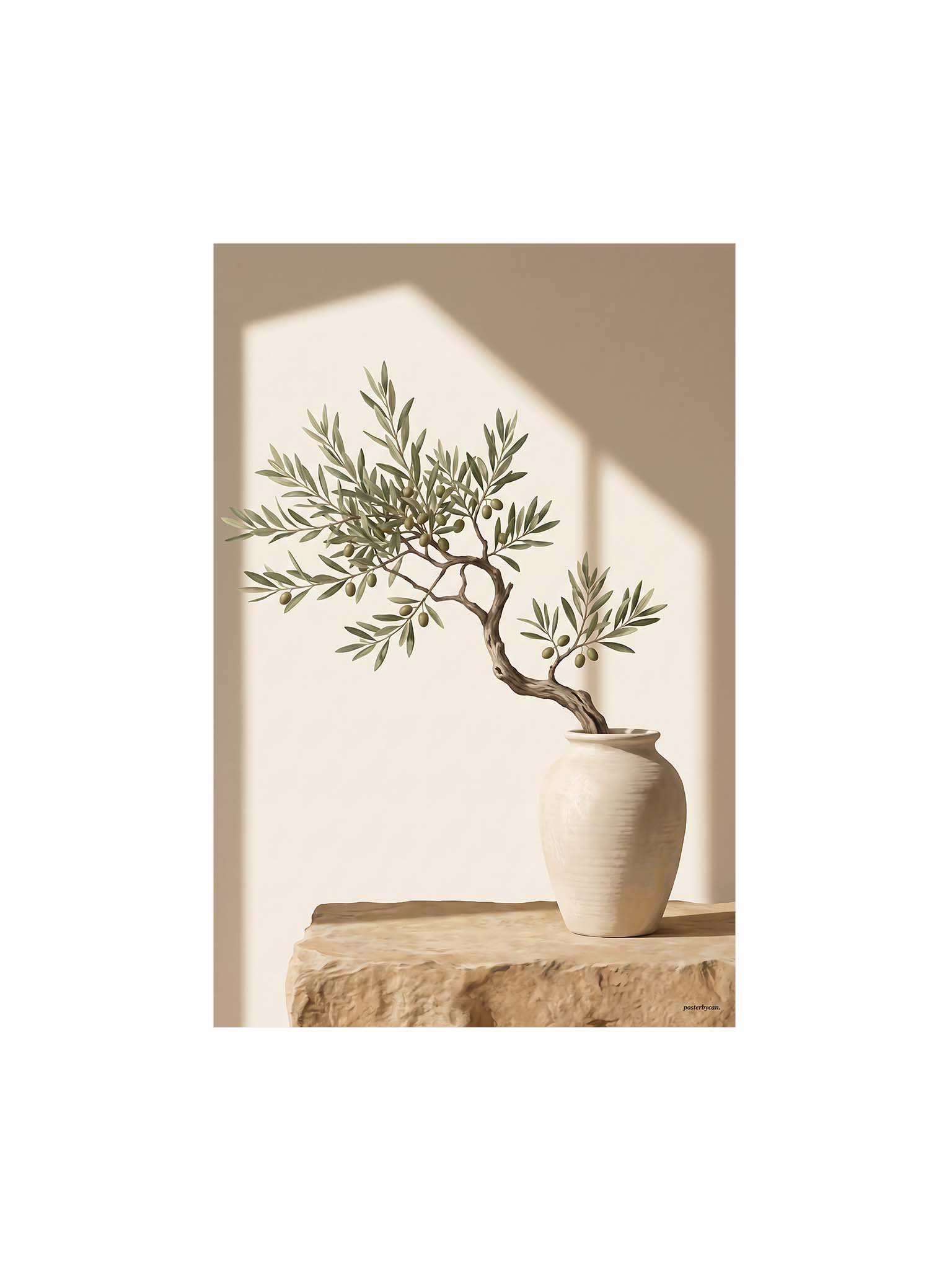 Olive & Stone - Mediterranean Modern Wall Art product image (1)