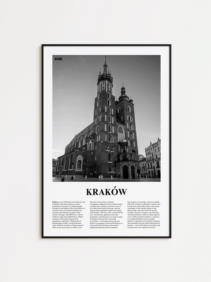 Krakow 01 Newspaper Poster product image (1)