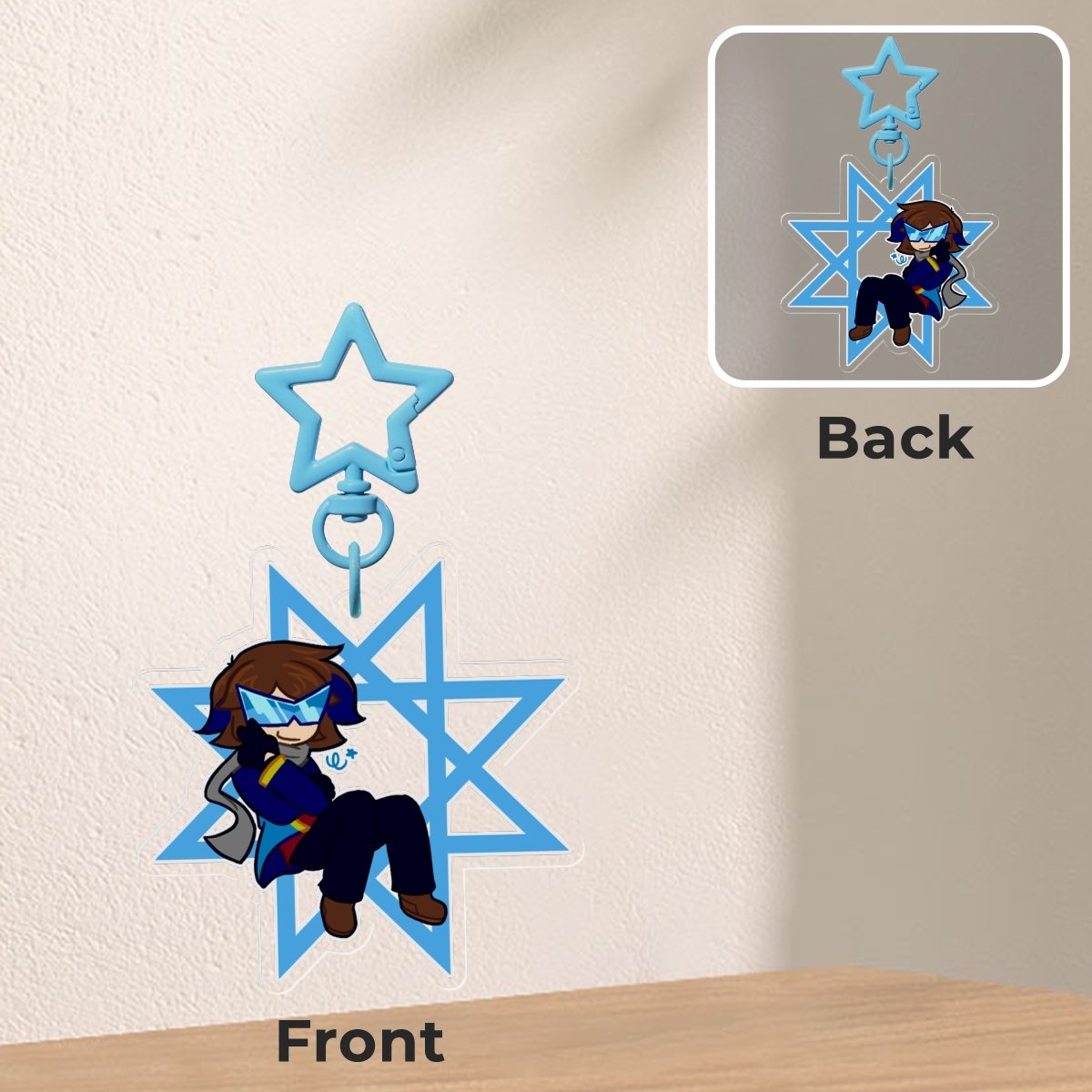 [EXC] Cool Star Keychain product image (2)
