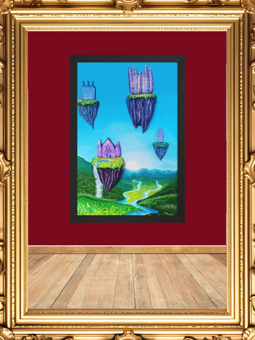 Fantasy World Framed Print product image (8)