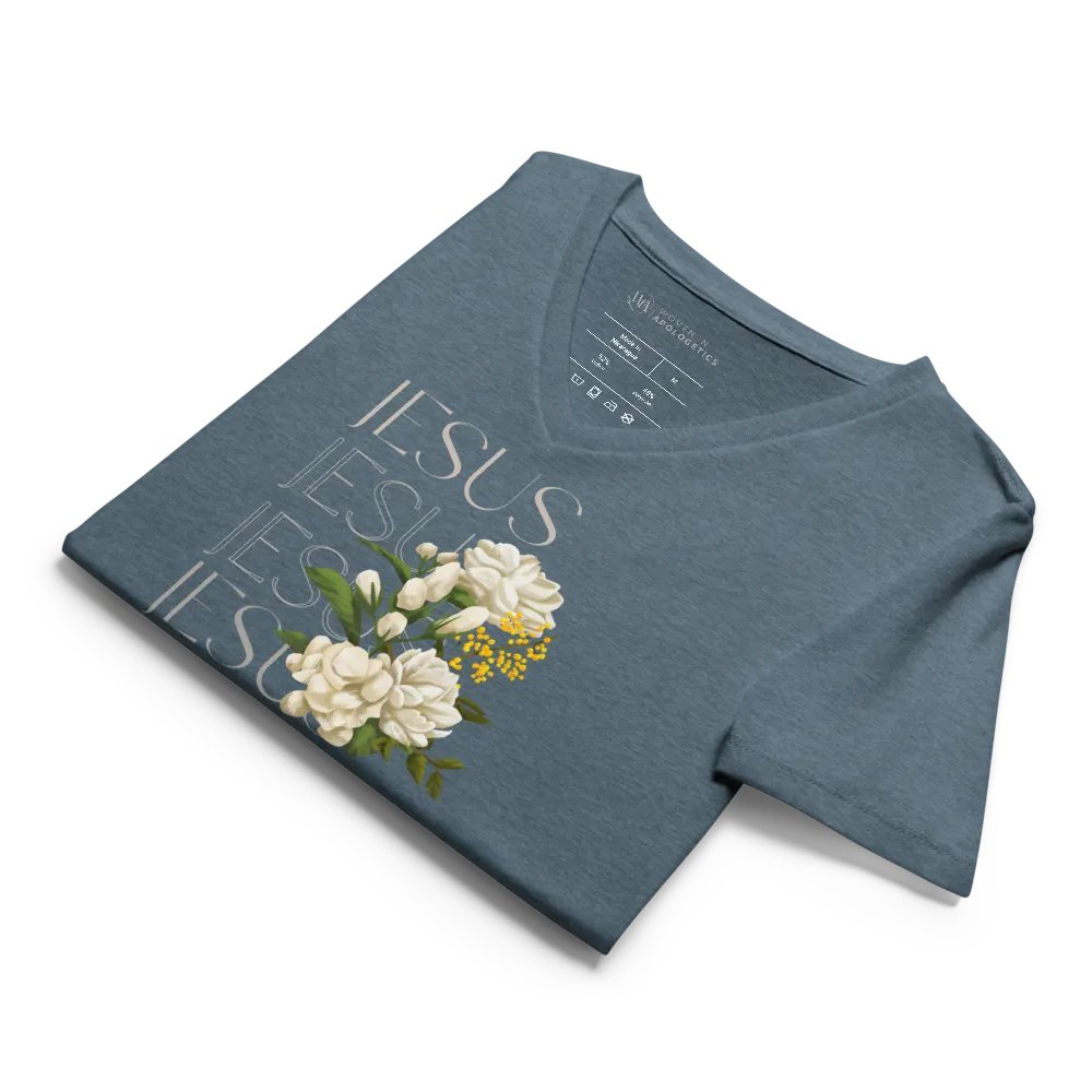 Jesus, Name Above All Names V-Neck T-Shirt product image (5)