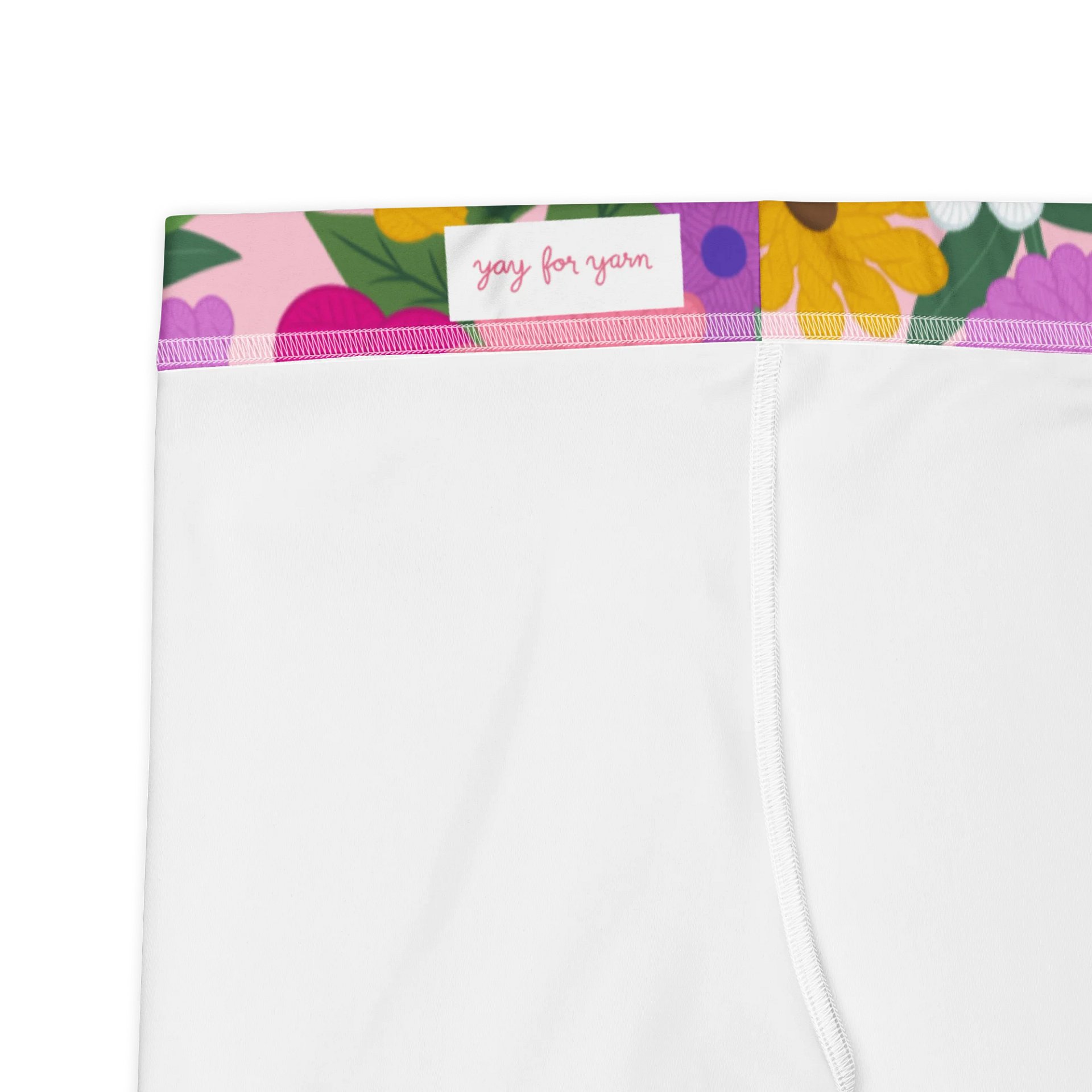 Floral Yarn Print Capri Leggings product image (2)