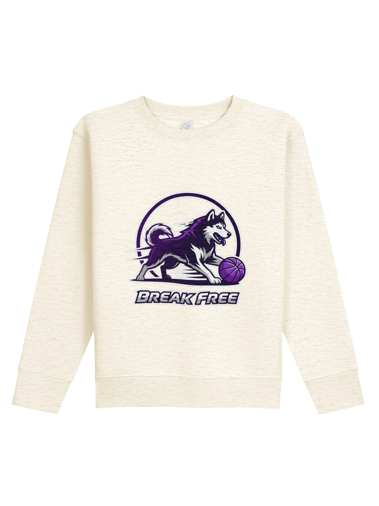 Break Free Husky Basketball Kids Sweatshirt product image (2)