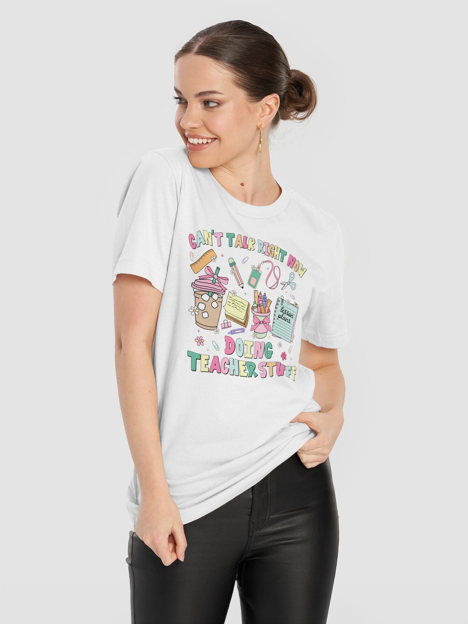 Can’t Talk Right Now, Doing Teacher Stuff Tee product image (11)